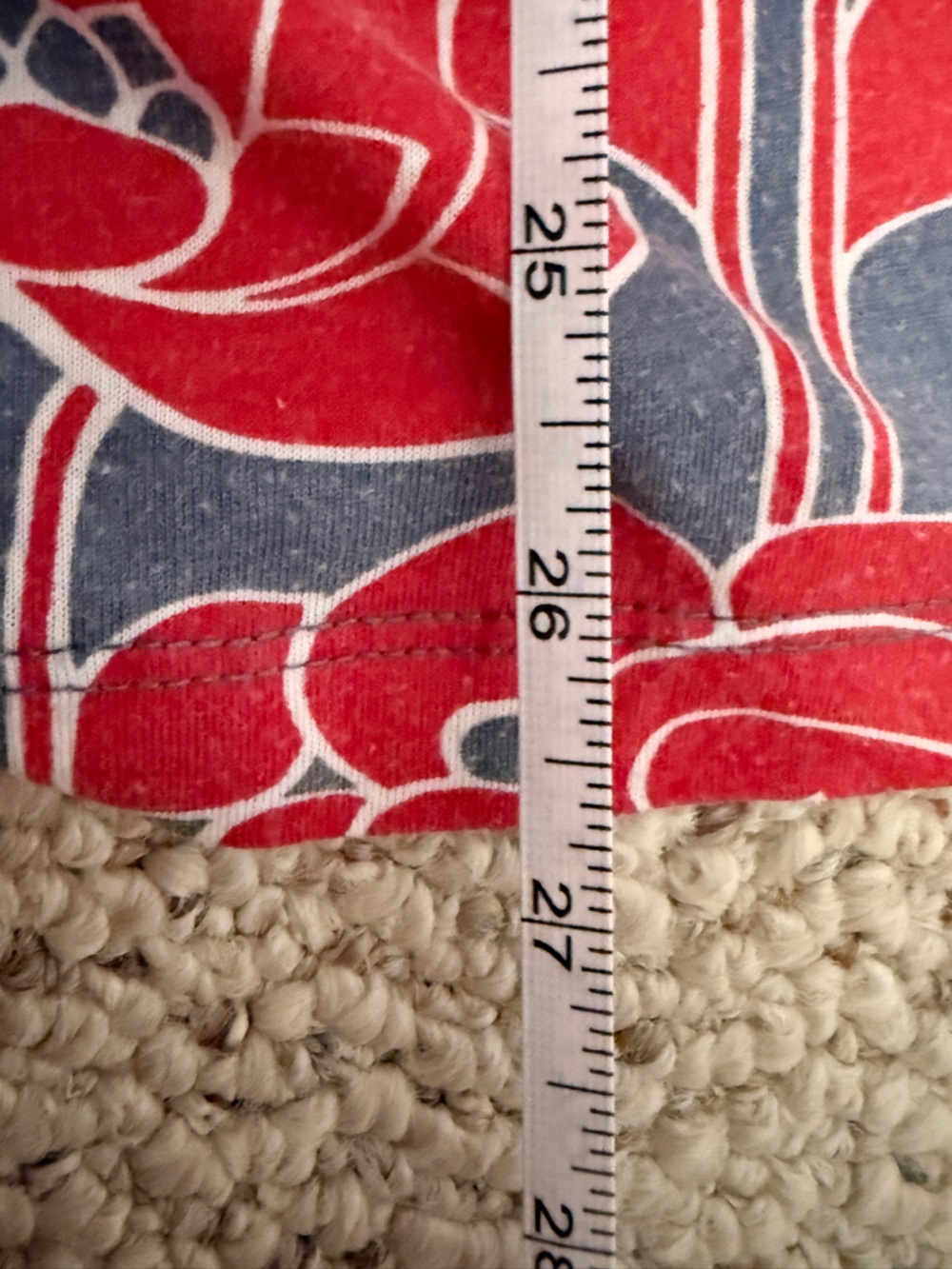Boden Vintage Red Floral Button Up Blouse Women’s US 18 Tailored - Picture 9 of 9